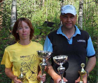 Totalsegrare Annica Jonsson och Steve Björk