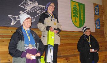 fr.v Ingela Sjöö, Gun-Britt Magnusson, Anna-Greta Helmersson