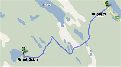 Map of Stenträsket